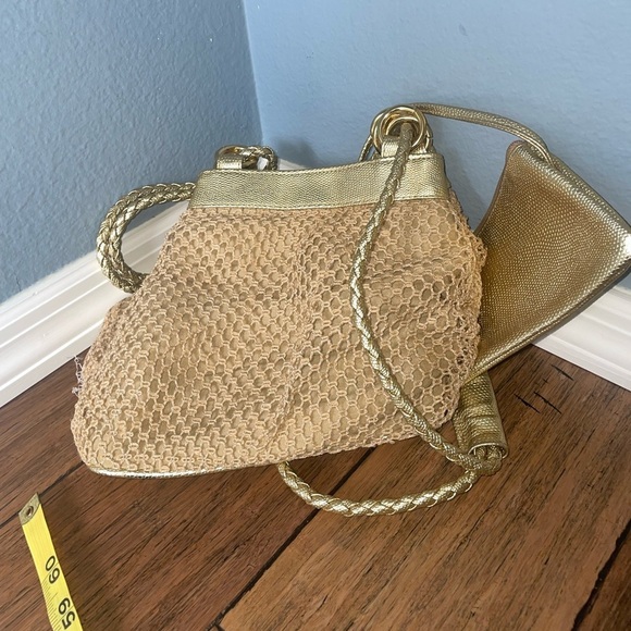 Gold✨woven bag summer bag basket bag raffia bag straw bag hobo bag vacation bag - Picture 12 of 12